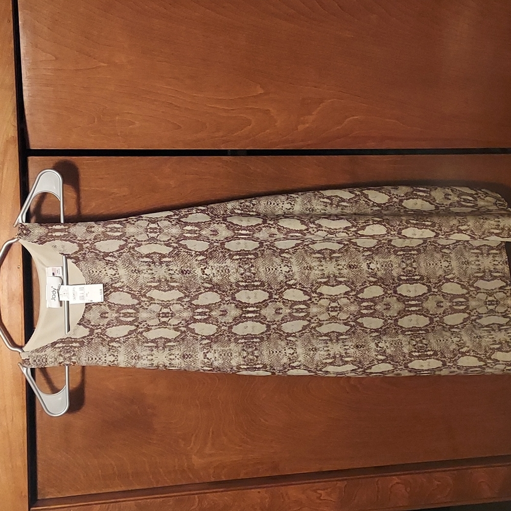 Snake print dress NWT